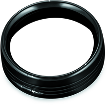 Load image into Gallery viewer, Kuryakyn 7inch Headlamp Trim Ring Gloss Black KUR7276