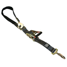 Load image into Gallery viewer, Ratcheting Axle Strap 2 inchx10 Foot 10k LB BS Black Bulldog Winch