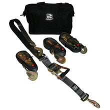 Load image into Gallery viewer, Ratching Straps Set of 4 Bulldog Winch