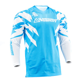 Answer 26 LE Syncron Rizz Vented Jersey Cyan/White/Black Youth - XL