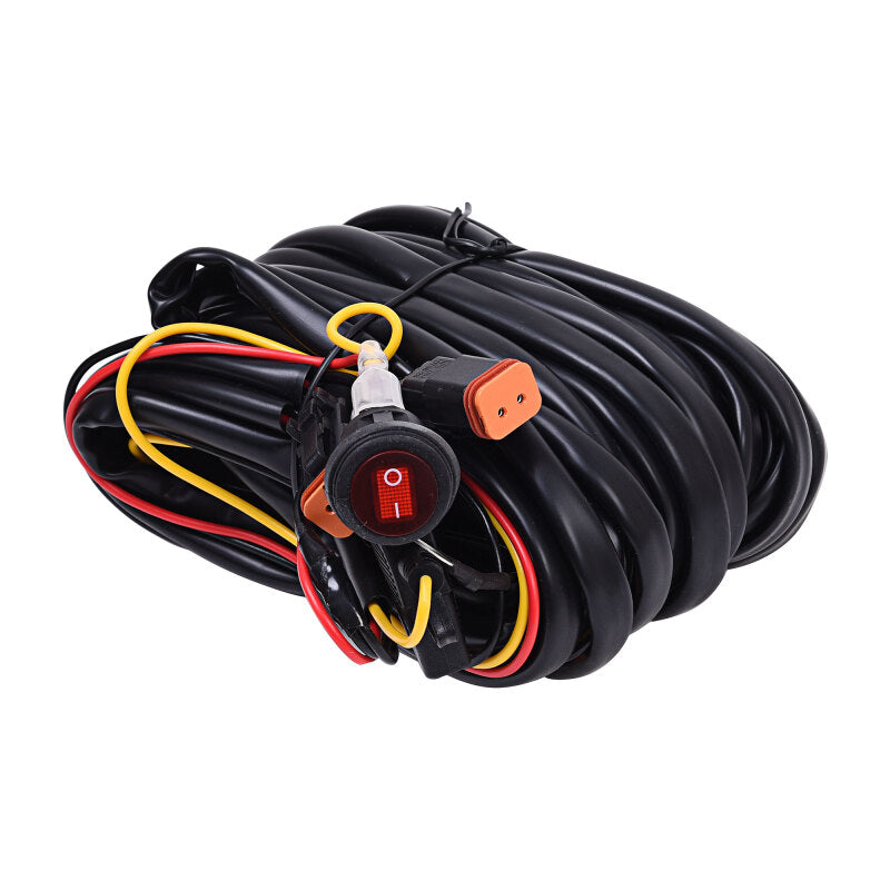 KC HiLiTES Wiring Harness for (2) Lights w/2-Pin Deutsch Connectors (110w Max Total) KCL6308