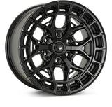 Vossen HFX-6 22x10 - 6x139.7 - ET-18 - Super Deep - 106.1 - Satin Black Wheel