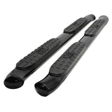 PRO TRAXX 4in Oval Nerf Step Bars Black - Westin 21-24195