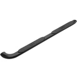 Platinum 4 Oval Nerf Step Bars; Black; Steel; Mount Kit Included; Rocker Mount;