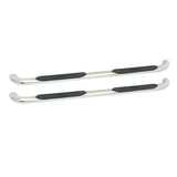 Platinum 4 Oval Nerf Step Bars; Polished Stainless Steel; - Westin 21-4120