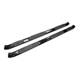 PRO TRAXX 5 Oval Wheel to Wheel Nerf Step Bars; Black; w/Mount Kit; - Westin 21-534655