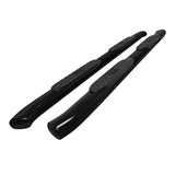 PRO TRAXX 5 Oval Nerf Step Bars; Black; Steel; - Westin 21-54165
