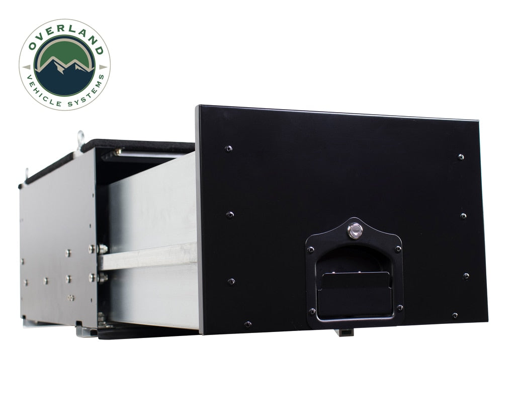 Camping Storage Box Cargo Box With Slide Out Drawer Overland Vehicle Systems