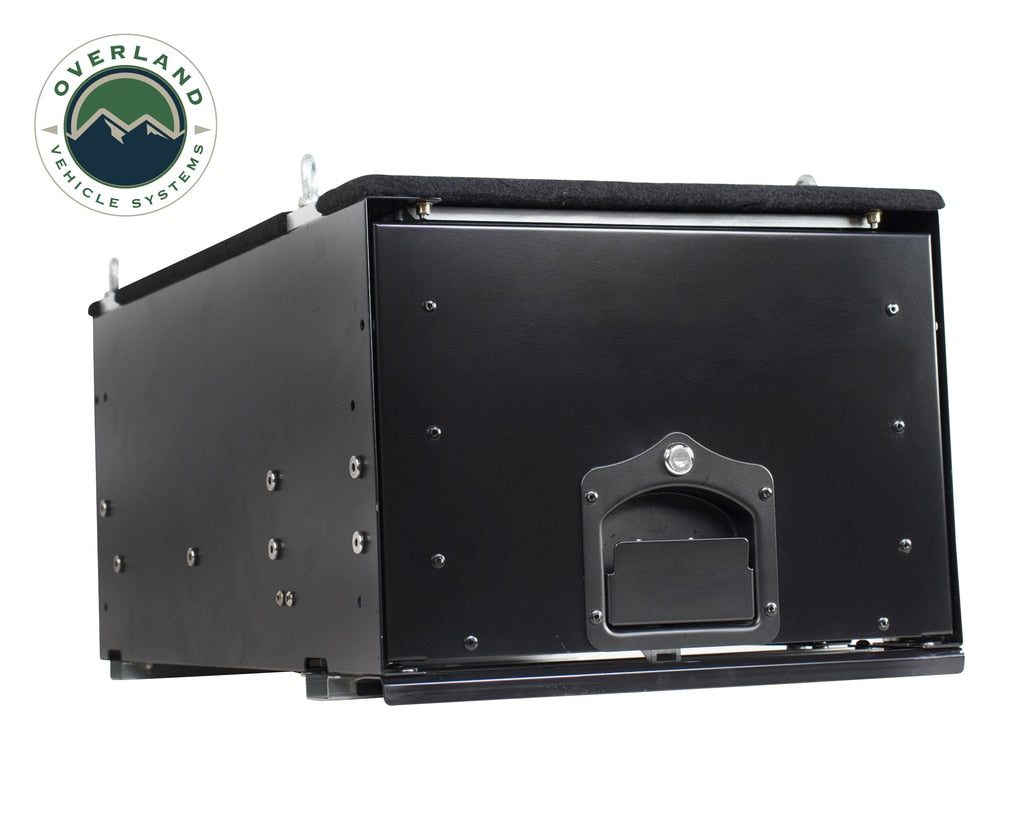 Camping Storage Box Cargo Box With Slide Out Drawer Overland Vehicle Systems