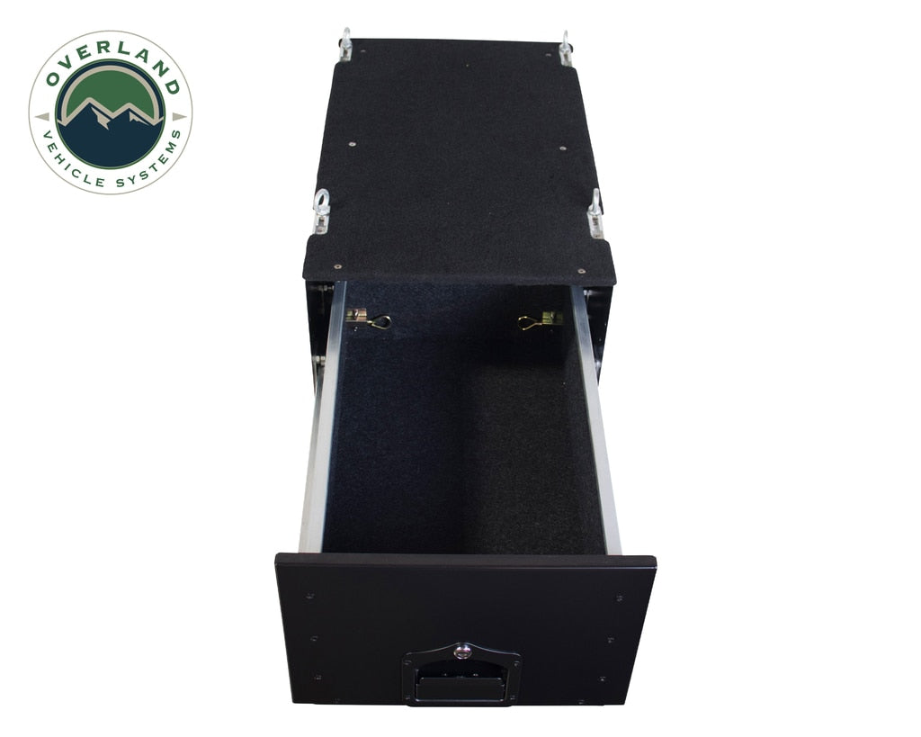 Camping Storage Box Cargo Box With Slide Out Drawer Overland Vehicle Systems