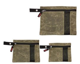 Waxed Canvas - Small Size Utility Bags with Pockets Overland Vehicle Systems - Overland Vehicle Systems 21069941 HYDZ_21069941