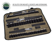 Load image into Gallery viewer, Rolled Socket Organizer Storage Bag - #16 Waxed Canvas Overland Vehicle Systems