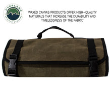 Load image into Gallery viewer, Rolled Bag First Aid - Waxed Canvas First Aid Bag for Car Overland Vehicle Systems - Overland Vehicle Systems 21109941 HYDZ_21109941