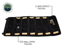 Load image into Gallery viewer, Rolled Bag First Aid - Waxed Canvas First Aid Bag for Car Overland Vehicle Systems - Overland Vehicle Systems 21109941 HYDZ_21109941