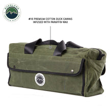 Load image into Gallery viewer, Organize With Overland Vehicle Systems Wax Canvas Small Duffle Bag Overland Vehicle Systems