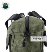 Load image into Gallery viewer, Organize With Overland Vehicle Systems Wax Canvas Small Duffle Bag Overland Vehicle Systems
