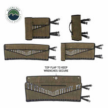 Load image into Gallery viewer, Large Wrench Tool Roll (24 Slot) Number 16 Waxed Canvas Overland Vehicle Systems - Overland Vehicle Systems 21219941 HYDZ_21219941