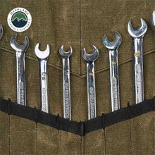 Load image into Gallery viewer, Large Wrench Tool Roll (24 Slot) Number 16 Waxed Canvas Overland Vehicle Systems - Overland Vehicle Systems 21219941 HYDZ_21219941