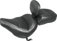 Load image into Gallery viewer, Mustang 18-21 Harley Heritage Classic Standard Deluxe Touring Solo Seat w/Driver Backrest - Black MMP79330