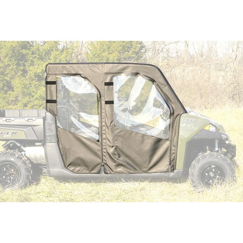 Seizmik 14-19 Polaris 1000 Ranger XP Crew Soft Doors w/ Zippers Kit SZM51-21003