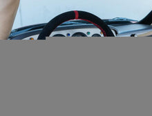 Load image into Gallery viewer, PRP Suede D-Shape Steering Wheel - Red PRPG253