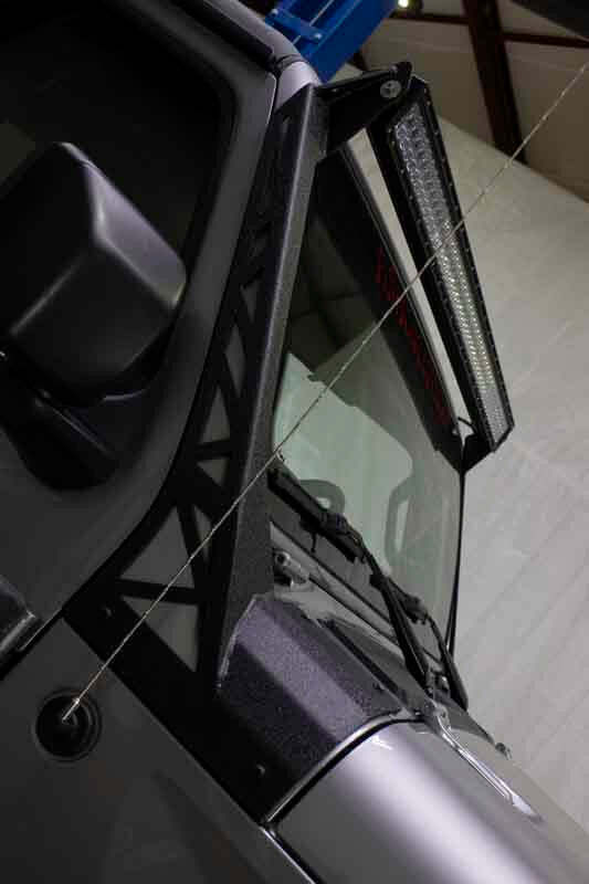 Fishbone Offroad 2018+ Jeep Wrangler JL Windshield Light Bracket FBOFB21058