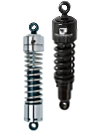 Progressive Harley 412 Series Shocks 12.5in - Black PGR412-4019B