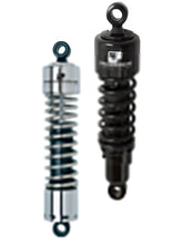 Load image into Gallery viewer, Progressive Harley 412 Series Shocks 13.0in - Chrome PGR412-4002C