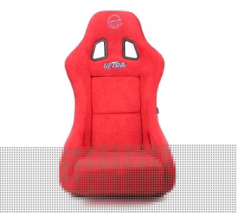 NRG FRP Bucket Seat ULTRA Edition - Medium (Red Alcantara/Pearlized Back) NRGFRP-303RD-ULTRA