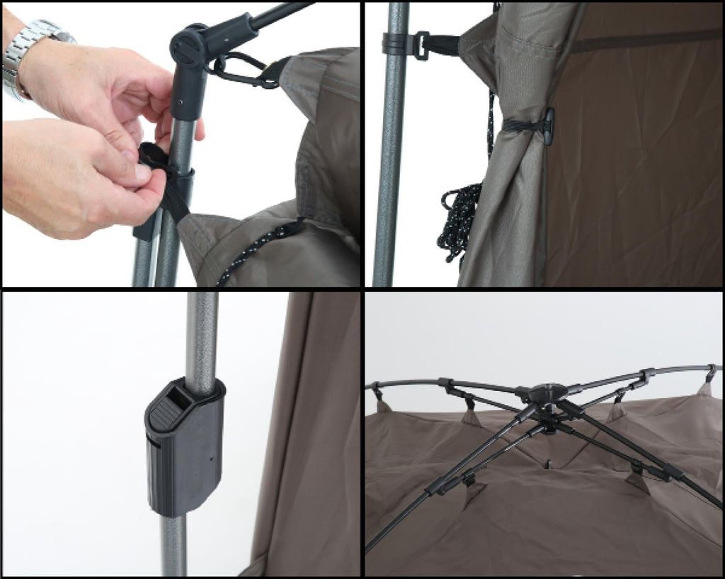 OVS Instant Portable Pop Up Shower Tent With Storage Bag Overland Vehicle Systems - Overland Vehicle Systems 26019910 HYDZ_26019910