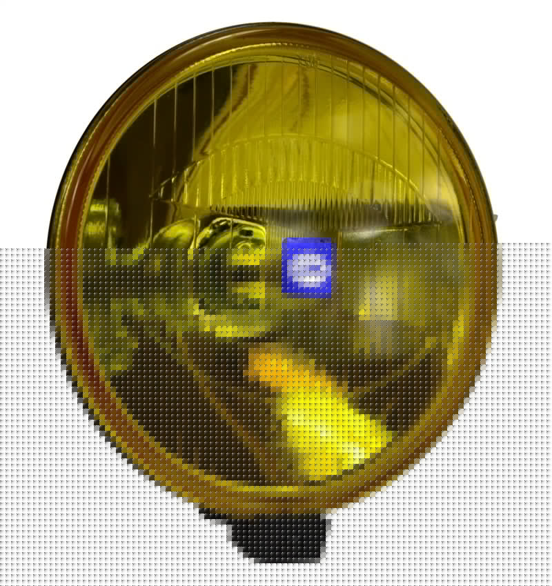 Hella 500 Series ECE 6.4in 55W Round Driving Beam Amber Light HELLA005750512