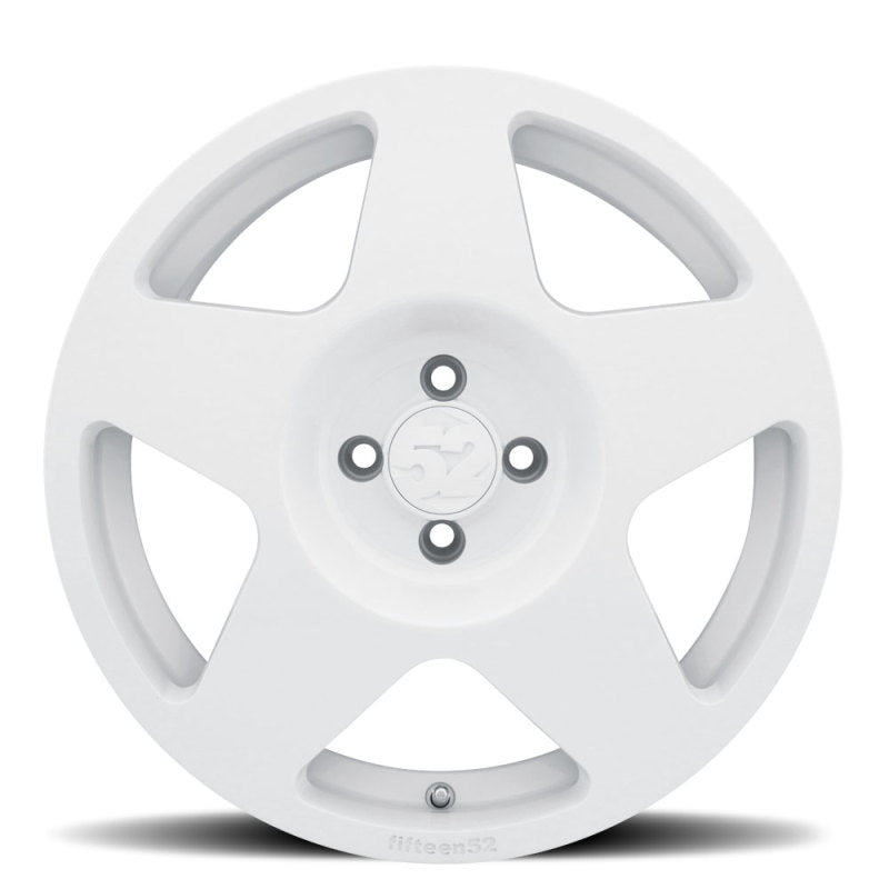 fifteen52 Tarmac 17x7.5 4x108 42mm ET 63.4mm Center Bore Rally White Wheel FFTTARRW-77548+42