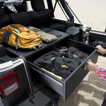Load image into Gallery viewer, Security Storage Vault 07-18 Wrangler JK 2 And 4 DR Rear Lockable Storage Box Smittybilt