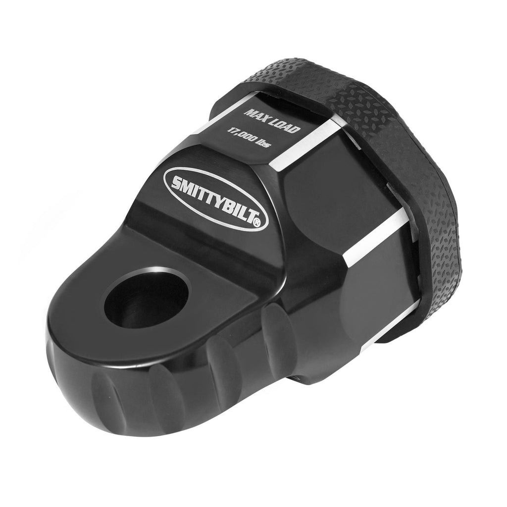 Winch Shackle Aluminum For 3/4 Inch and 7/8 Inch D-Rings Black Powdercoat Smittybilt