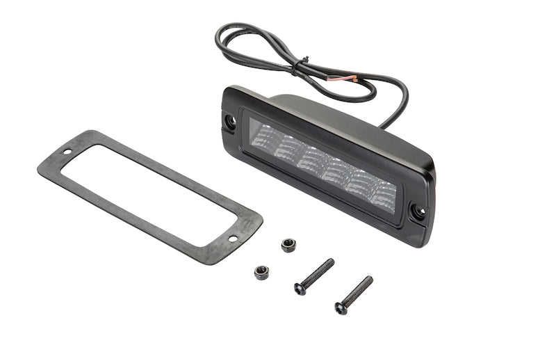 Hella Universal Black Magic 6 L.E.D. Flush Mount Mini Light Bar - Flood Beam HELLA358176221