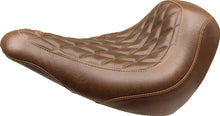 Load image into Gallery viewer, Mustang 18-21 Harley Low Rider, Sport Glide Wide Tripper Solo Seat Diamond Stitch - Brown