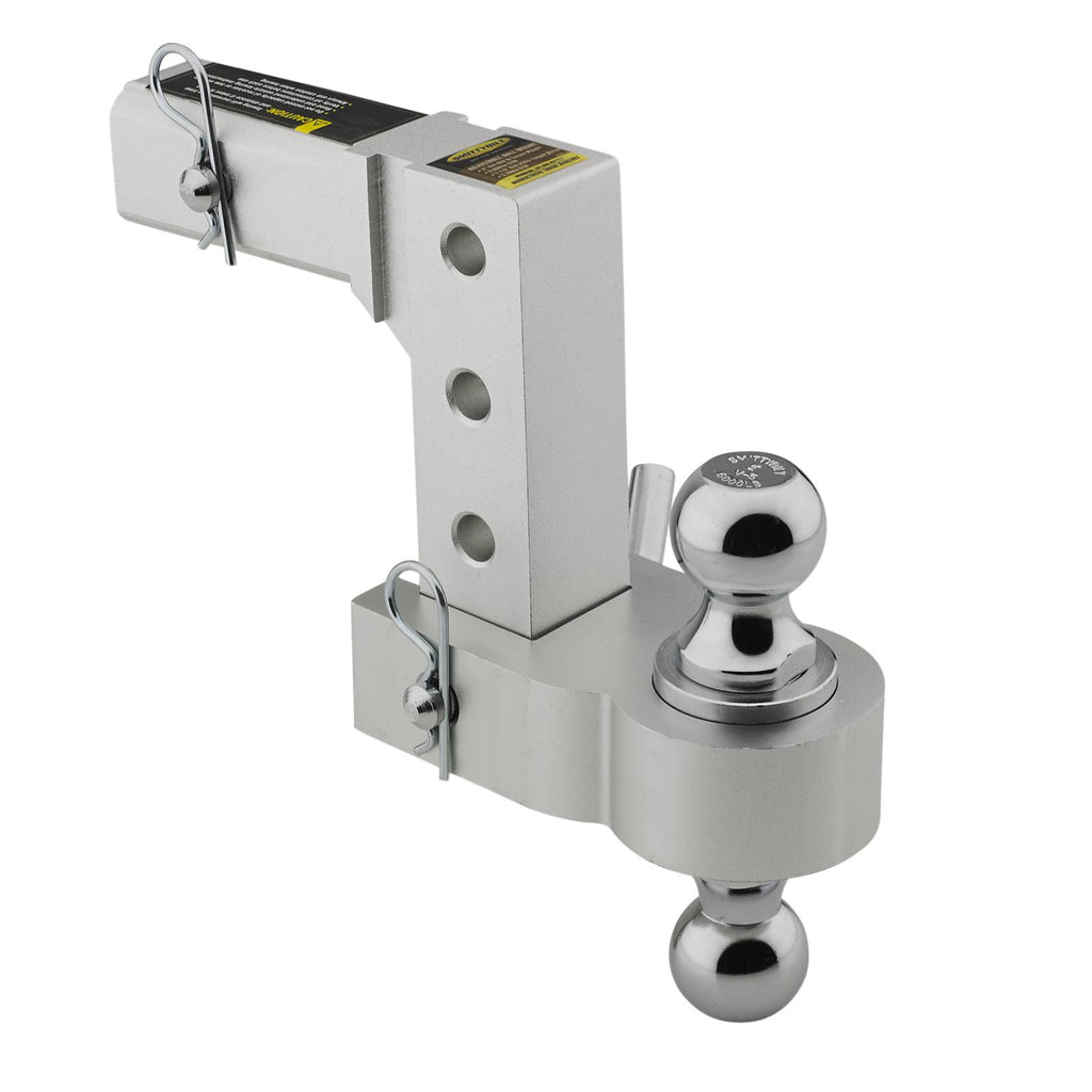 Ball Mount 6 Inch Adjustable W/Reversible 2 and 1 7/7 Inch Steel Balls Smittybilt