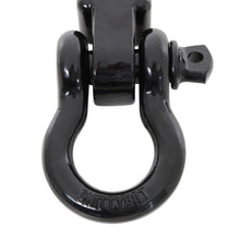 Load image into Gallery viewer, Receiver Hitch D-Ring 3/4 Inch 4.75 Ton Rating Fits 2 Inch Receiver Black Smittybilt