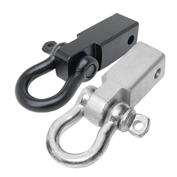 Receiver Hitch D-Ring 3/4 Inch 4.75 Ton Rating Fits 2 Inch Receiver Zinc Smittybilt