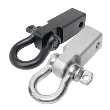 Load image into Gallery viewer, Receiver Hitch D-Ring 3/4 Inch 4.75 Ton Rating Fits 2 Inch Receiver Zinc Smittybilt