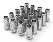 Load image into Gallery viewer, Wheel Mate 12x1.25 48mm Muteki SR48 Satin Silver Open End Lug Nuts WHM32905SS