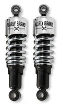 Load image into Gallery viewer, Burly Brand Dyna Shocks 10.5in - Chrome BURB28-1202