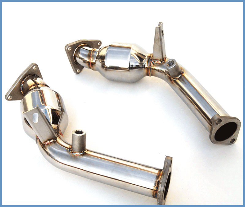 Invidia 09+ Nissan 370Z / Infiniti G37 60mm High Flow Cat w/ Bracket INVHS09N7ZTPCB