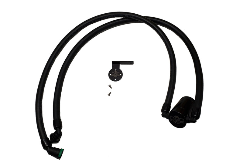 J&L 2021-2025 Ford F-150 3.5L Passenger Side Oil Separator 3.0 - Black Anodized JLT3028P-B