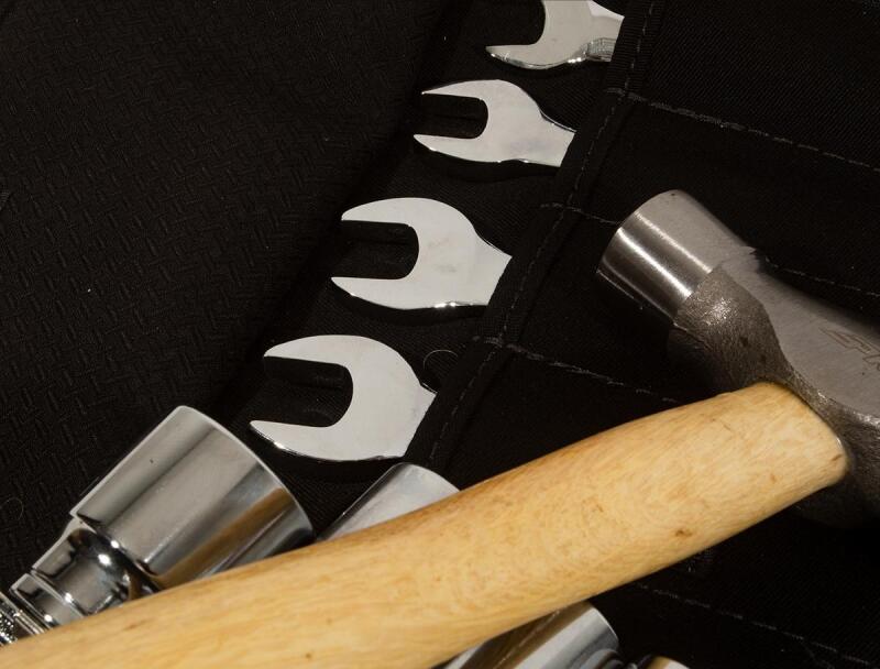 PRP RZR Roll Up Tool Bag with 36pc Tool Kit PRPE98