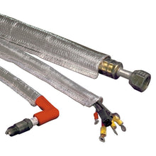 Load image into Gallery viewer, DEI Heat Sheath 1/2in I.D. x 3ft - Aluminized Sleeving - Sewn Edge DEI10418