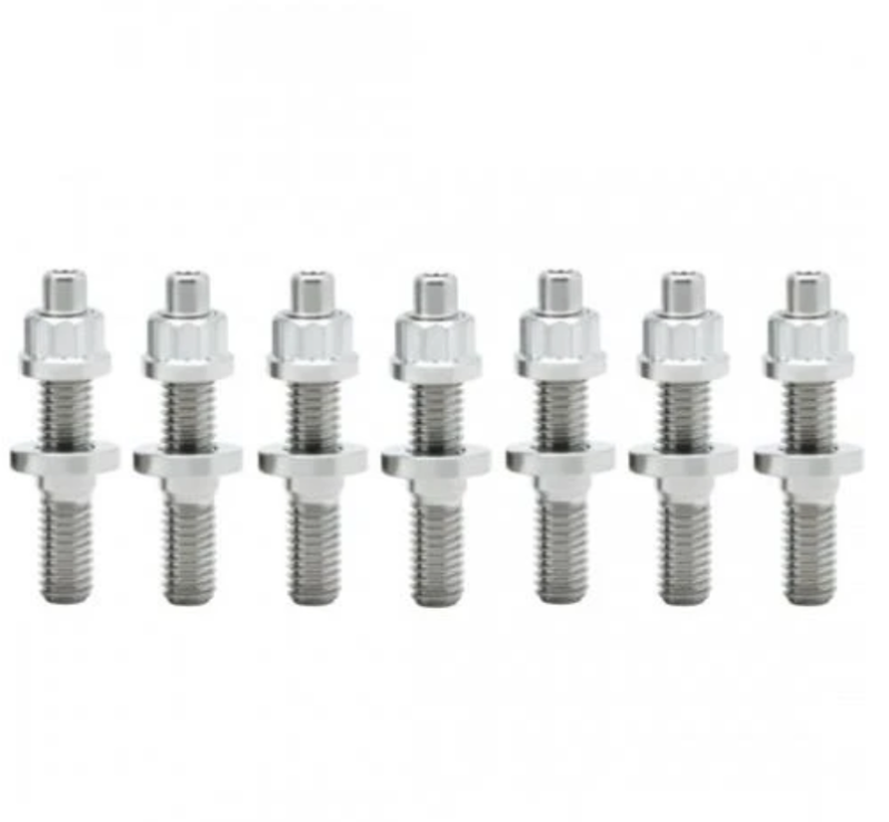 BLOX Racing SUS303 Stainless Steel Exhaust Manifold Stud Kit M8 x 1.25mm 45mm in Length - 7-piece BLOBXFL-00307-7