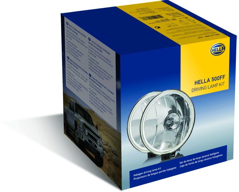 Hella 500FF 12V/55W Halogen Driving Lamp Kit HELLA005750941