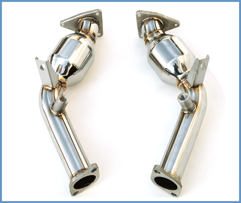 Invidia 09+ Nissan 370Z / Infiniti G37 60mm High Flow Cat w/ Bracket INVHS09N7ZTPCB