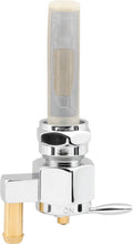 Load image into Gallery viewer, Bikers Choice Chrome Hex Petcock 22MM Down Outlet BKC489642